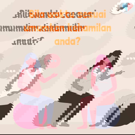 Waktu Umumkan Kehamilan Anda