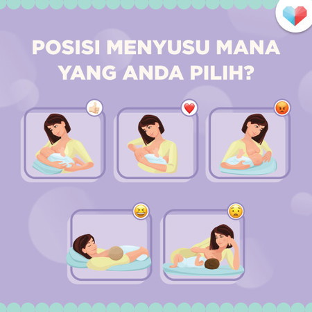 Posisi Menyusu Pilihan Mommies!