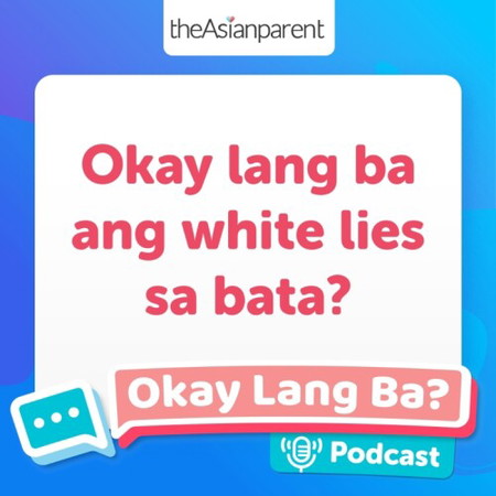 White lie: "A harmless or trivial lie, especially one told to avoid hurting someone's feelings." 
Nakapag-lie ka na ba sa anak mo pero good naman ang purpose mo? Comment your thoughts and kwentos!
