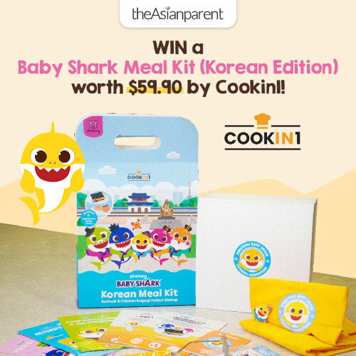 Stand a chance to WIN a Baby Shark Meal Kit Korean Edition (worth $59.90) by Cookin1!