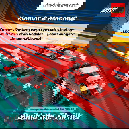 Set LEGO Untuk Dimenangi! JOM Sertai Hari Ini!