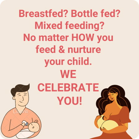 Ang importante---WELL-FED and WELL-NURTURED si Baby!