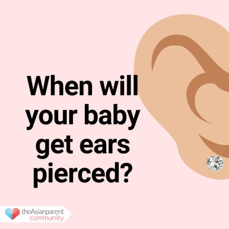It is considered safe to pierce your baby's ears after the 2-month mark, although some parents choose to wait since babies' ears can change shape as they get older.