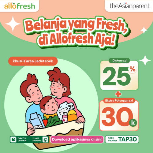 Apakah bunda Sudah berbelanja di allofresh?
<a href='https://allofresh.onelink.me/31rm/theasianparent' target='_blank' rel='nofollow'>https://allofresh.onelink.me/31rm/theasianparent</a> 