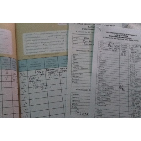 cek lab di puskesmas..