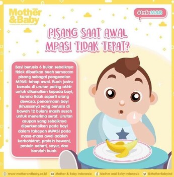 Pisang untuk MPASI