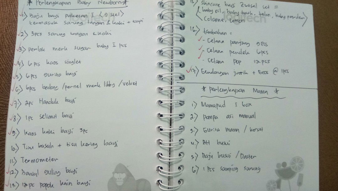 Perlengkapan bayi & mama