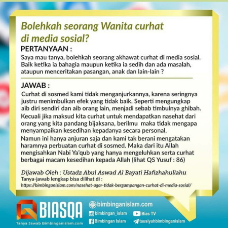 Hak Hak suami dan Curhat di Medsos