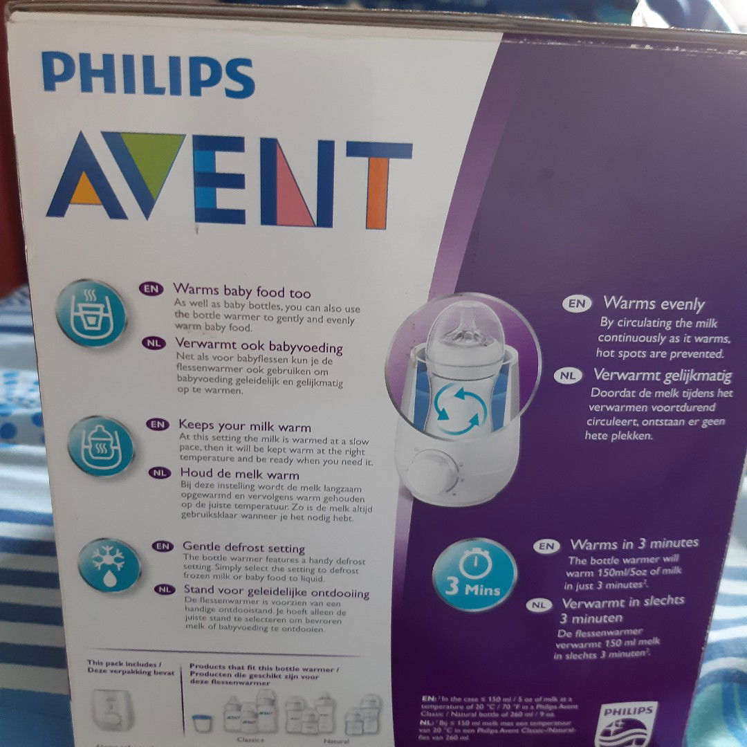philips avent penghangat asi dan makanan bayi