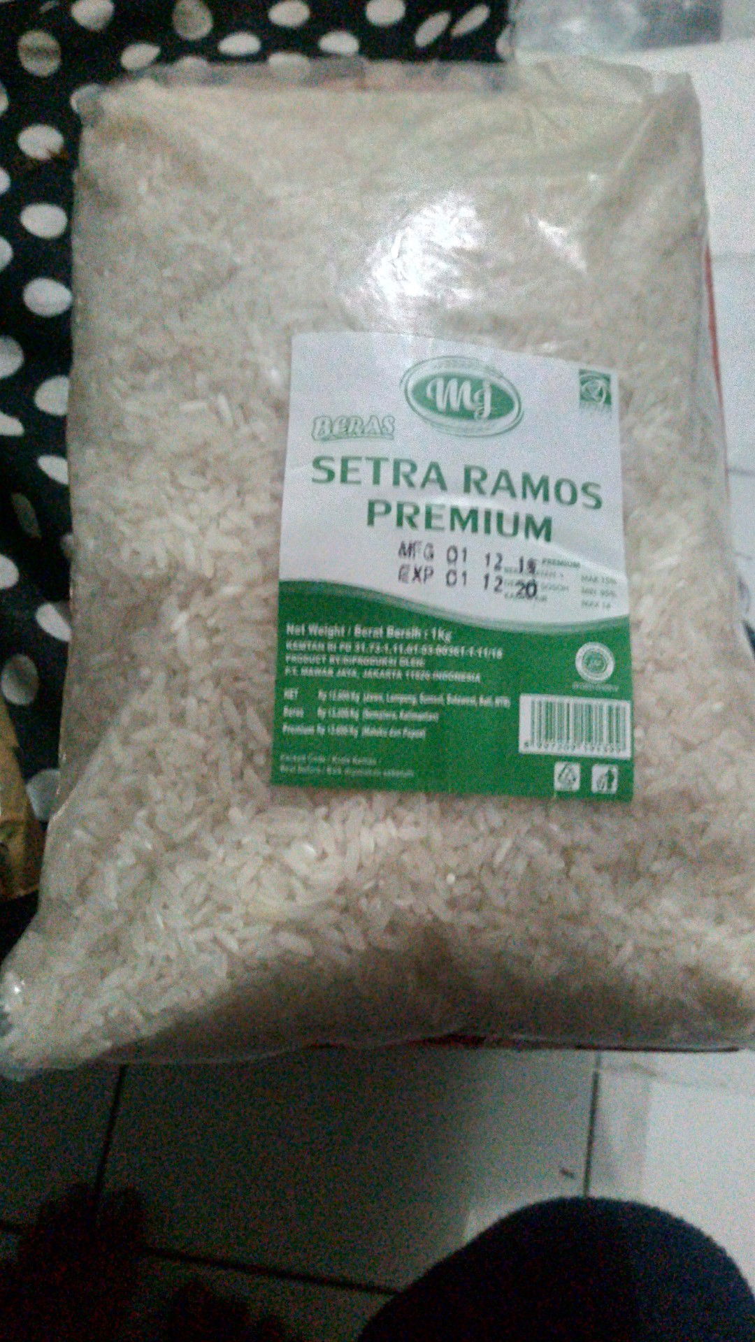 alhmdulillah panen beras jg