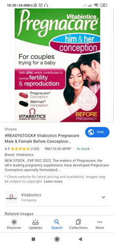 Pregnacare boleh ke untuk conceive