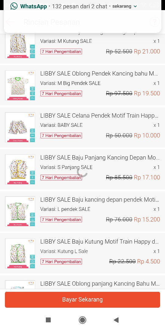 info diskon LIBBY 80% shopee baju bayi / newborn
