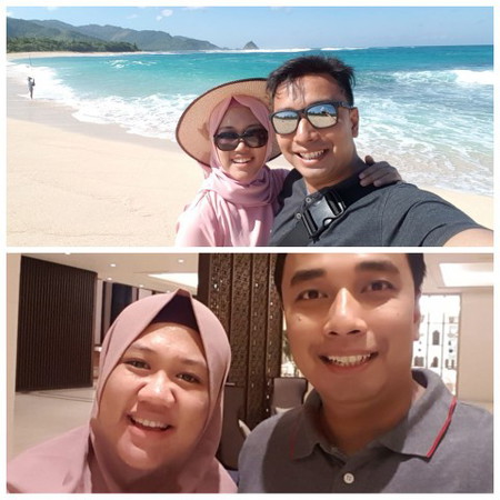 chubby nya bumil dan pak mil