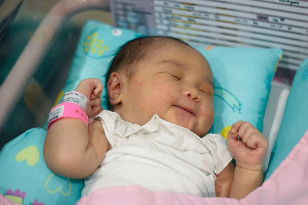 Our baby girl has landed