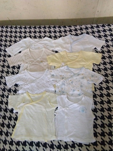 เสื้อผูกหน้าผ้านิ่มเด็ก0-3เดือน