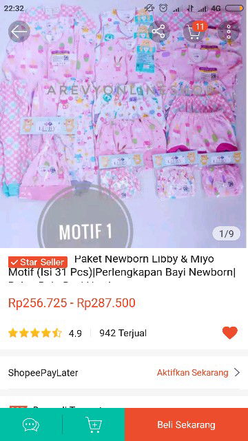 mau tanya tentang baju bayi
