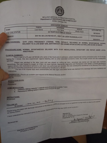 sss discharge summary