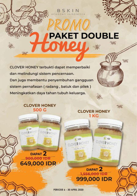jual clover honey