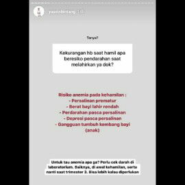 KADAR HB (HEMOGLOBIN) SAAT HAMIL