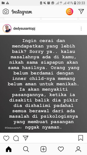Teruntuk yang ingin bercerai