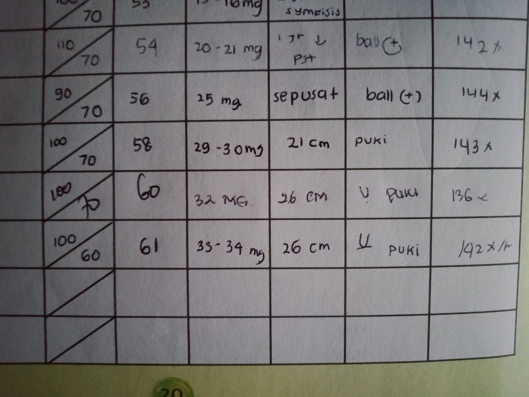 Posisi janin (U PUKI)