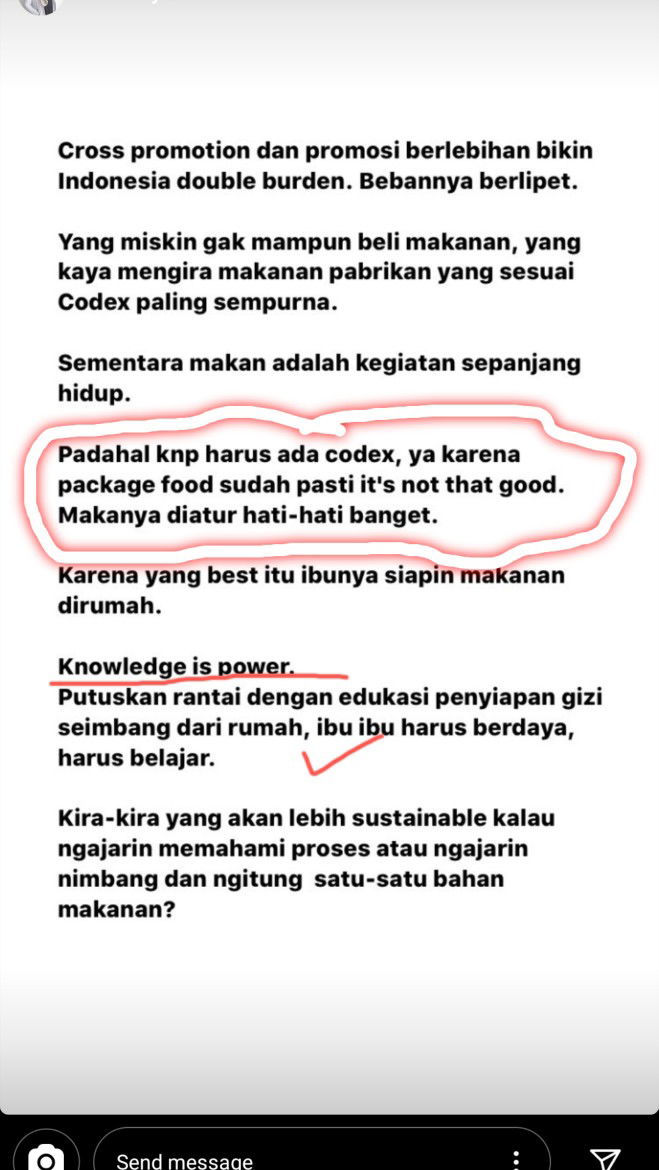 MPASI Fortikasi VS Homemade