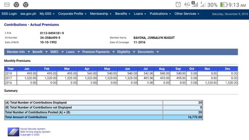 How much makuhang SSS benifits