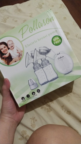 automatic breast pump and breastmilk bags
