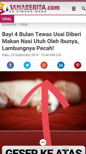 BERITA : BAYI 4 BULAN DIBERI NASI UTUH MENINGGAL KARENA LAMBUNGNYA HAMPIR PECAH ?