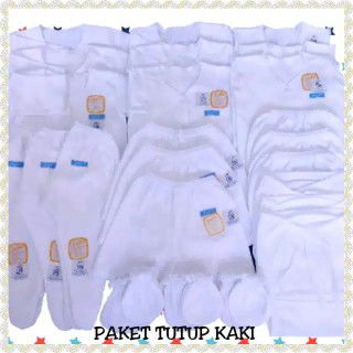 PAKET HEMAT BABY NEWBORN PUTIH POLOS