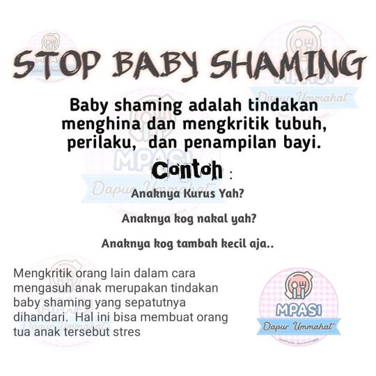 stop baby shaming