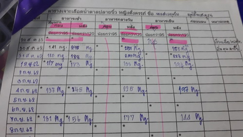 วัดระดับน้ำตาลในเลือด