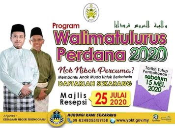 KHAS ANAK TERENGGANU!! Program Walimatulurus Perdana 2020