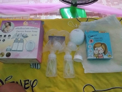 ขายปั้มนมไฟฟ้า มีใบรับประกันและของแถม