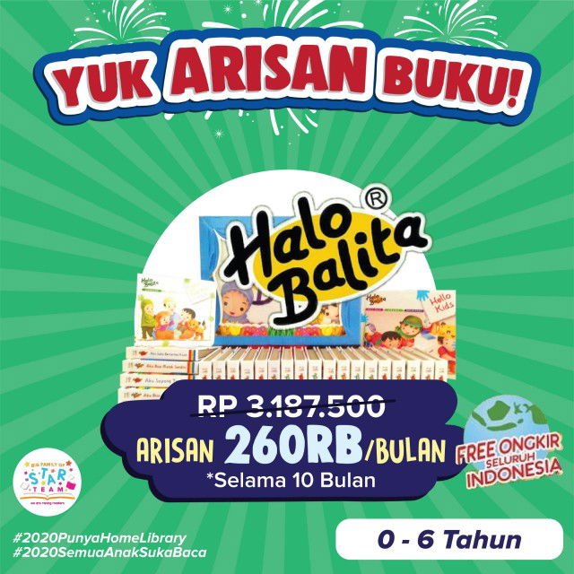 ARISAN DAN TABUNGAN BUKU ANAK USIA 0-6+