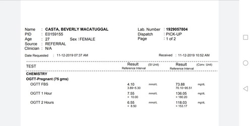 OGTT RESULT