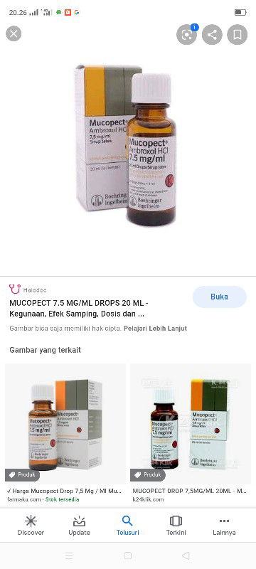 dosis obat mucopect