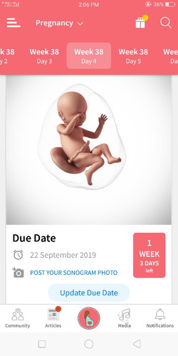 sign of labor ba?