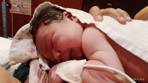 คลอดแล้วนะค่ะ38W+6