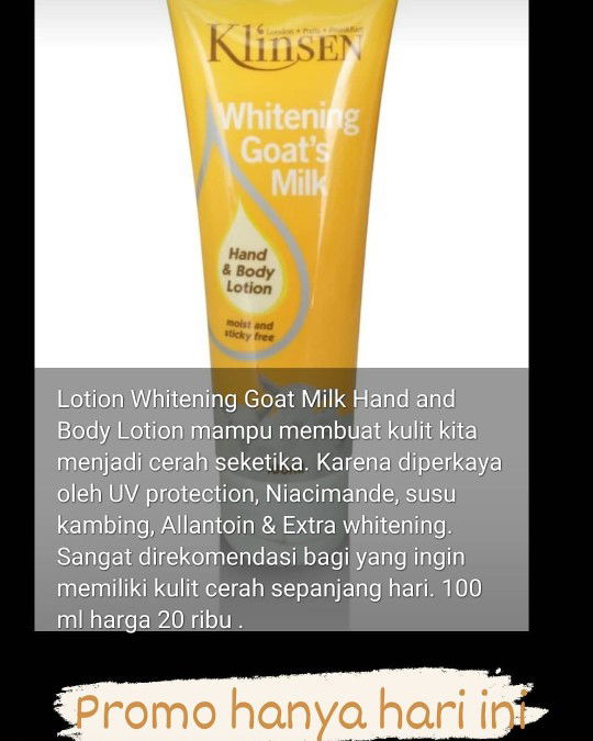 PROMO HANYA HARI INI