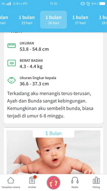 sembelit pada bayi