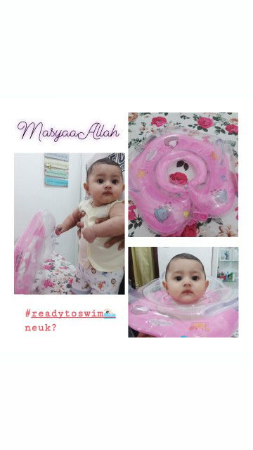 Baby is ready to swim