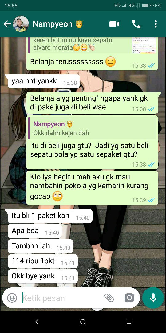 SUAMI DOYAN BELANJA ONLINE