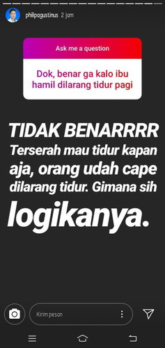 tidur pagi