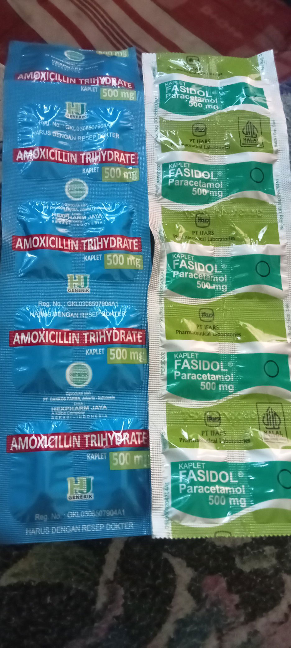 Bun obat kedua ini diminum secara bersamaan boleh tidak yah utk ibu hamil? Gigiku sakit bgt Bun...