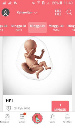 BELUM ADA TANDA2 kontraksi