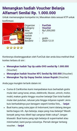 Penipuan Apa Tidak