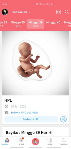 Proses kehamilan sampai lahiran anak kedua