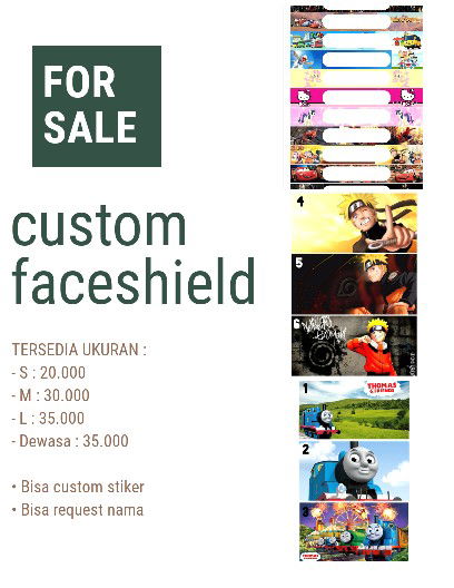 faceshield untuk persiapan new normal buun