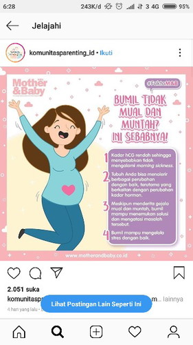 tidak mengalami morning sick?